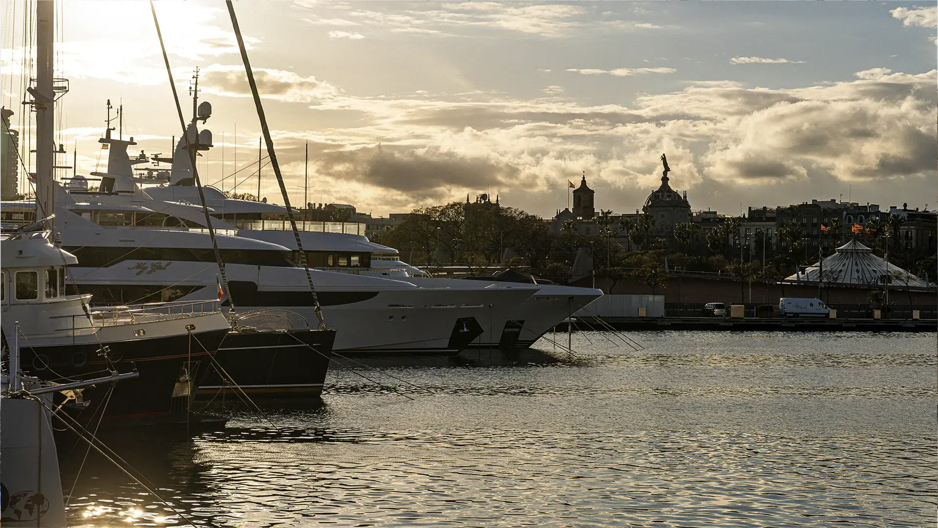 SYCS marina sunset
